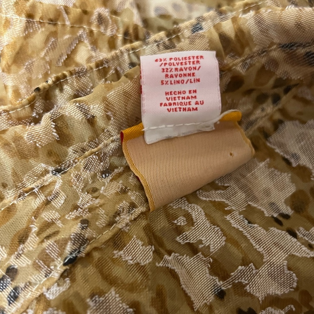 Ruby Rd Gold Button Down Shirt With Notched Colla… - image 7